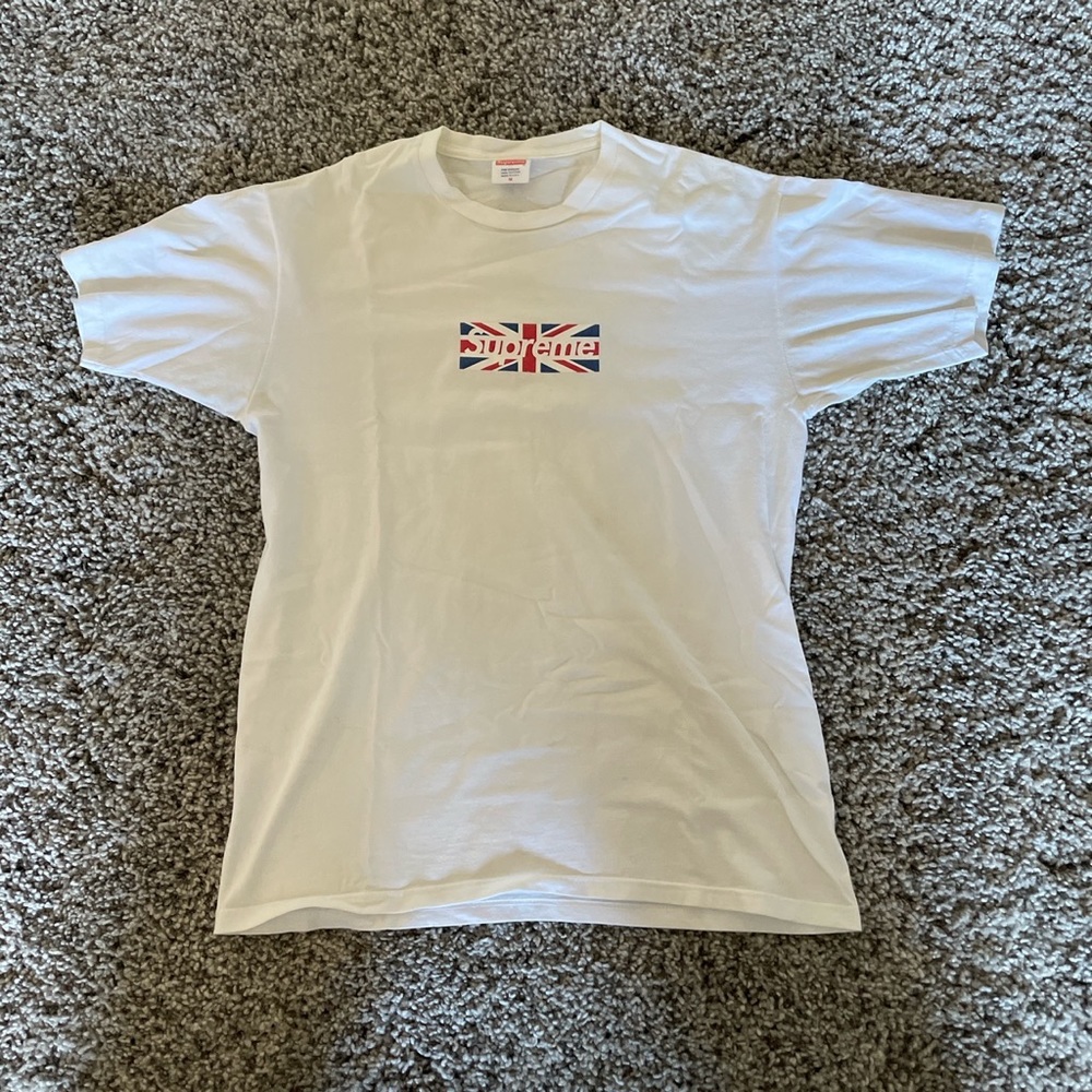 SUPREME UNION JACK BOX LOGO TEE SHIRT